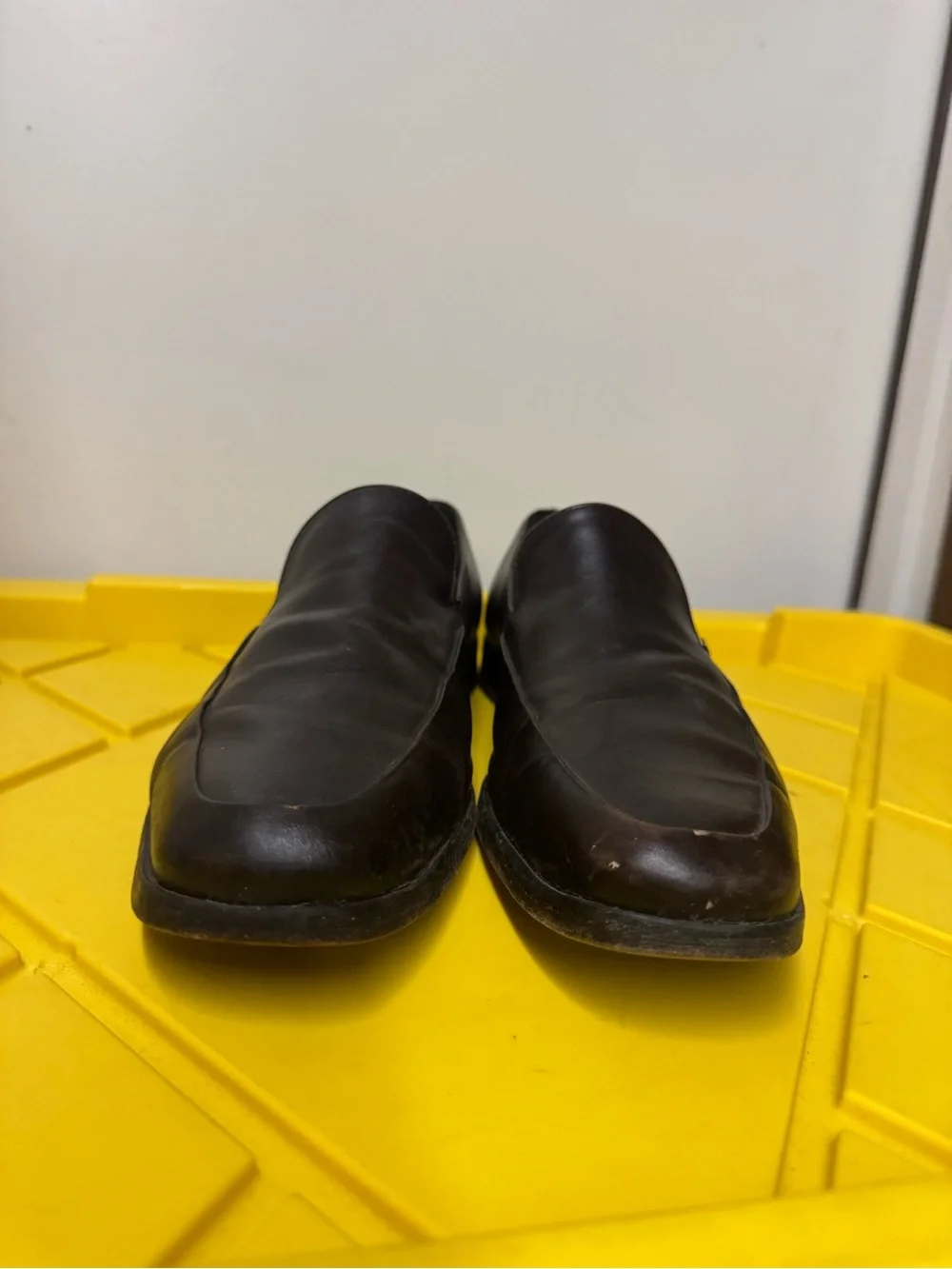 Bally Men’s 8.5 D Brown Leather Venetian Loafers Made in Switzerland